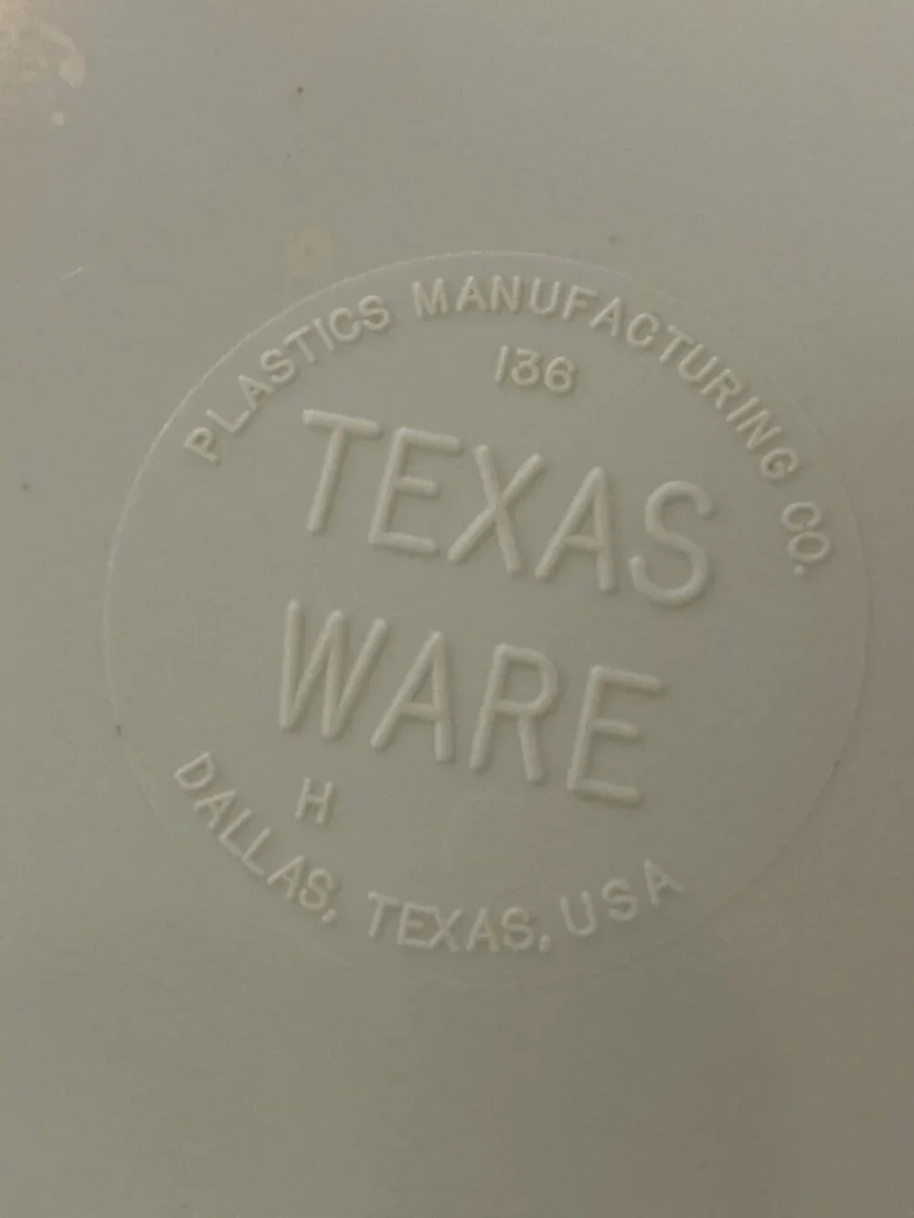 Vintage Texas Ware Melamine Plastic Mint Green Divided Plates Set Of 4 10”